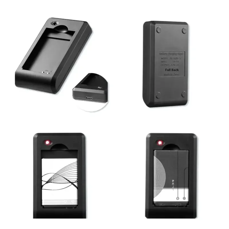 4.2/1A BL-5B BL-5C Charger For Mobile Phone Black Universal Battery Dock Charger Original Li-ion Charger Type-C Output Style