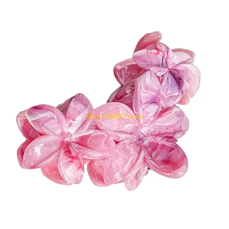 DXAE الحديثة الرخام نمط مشبك شعر كليب مريحة الراتنج دبوس الشعر دبوس الشعر ملحق زهرة باريت قبضة مقاومة للانزلاق