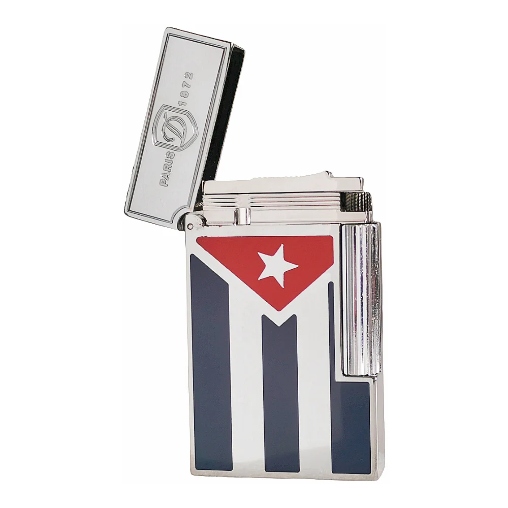 Brand D Gas Lighter Metal Cuba Cigarrette Tobacco Cigar Accessories Smoking Men Gifts Collections Dropshipping