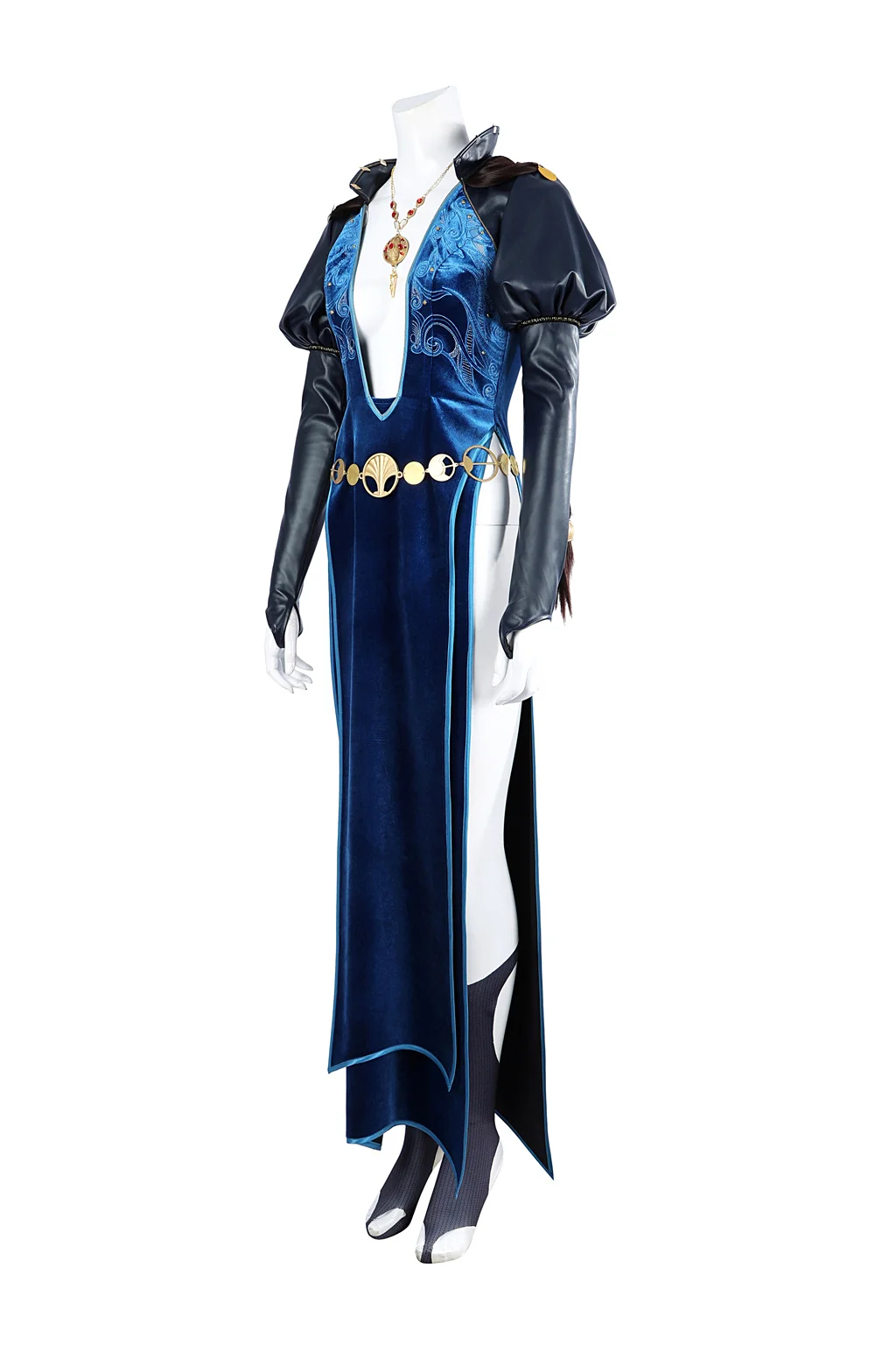 Gate 3 Mizora Cosplay Costume Blue Sexy Dress Outfits Women Mizora Fantasia Costume Disguise Outfit Custom Made