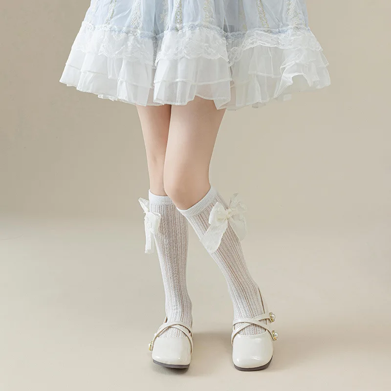 جوارب ربطة عنق شبكية قابلة للتنفس للأطفال ، رفيعة ، جيدة التهوية ، ممتصة للعرق ، ربطة عنق ، طالب ، ربيع ، صيف ، 4 أو #3