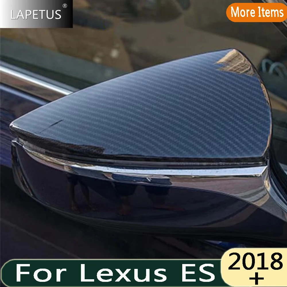 

Auto Gear Shift / Glove Storage Box / Rearview Mirror Cover Trim For Lexus ES 2018 - 2025 F Sport Style Carbon Fiber Accessories