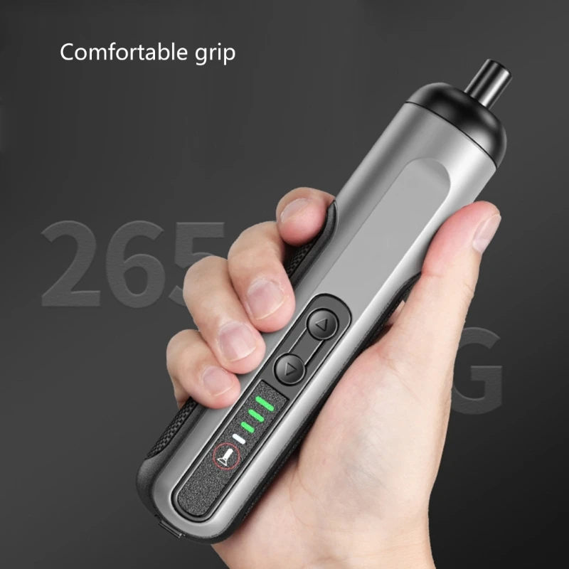 

Cordless Electric Screwdriver Automatic Power Screwdriver Set Repair Tool Kits with LED Lamp for Laptop Computer 37JD