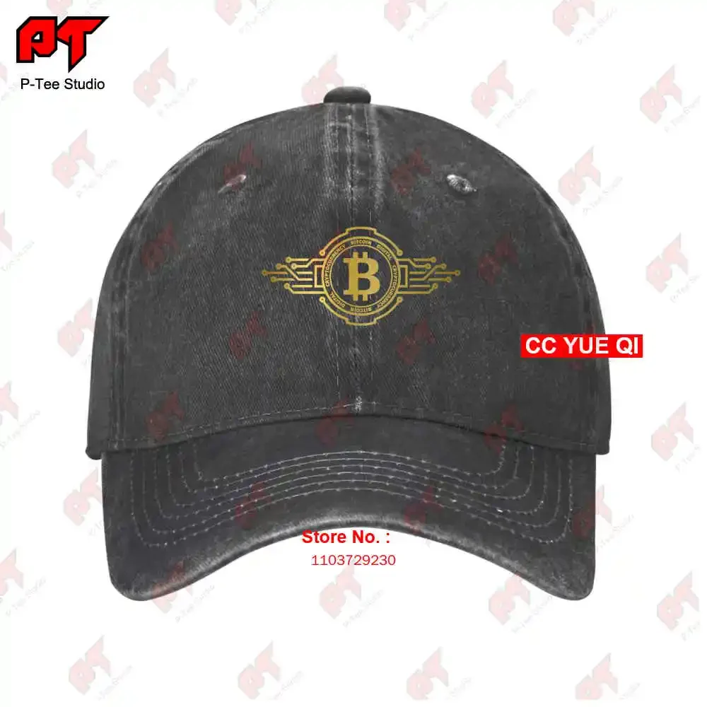 Bitcoin Crypto Currency Traders Gold Coin Baseball Caps Truck Cap SYRU