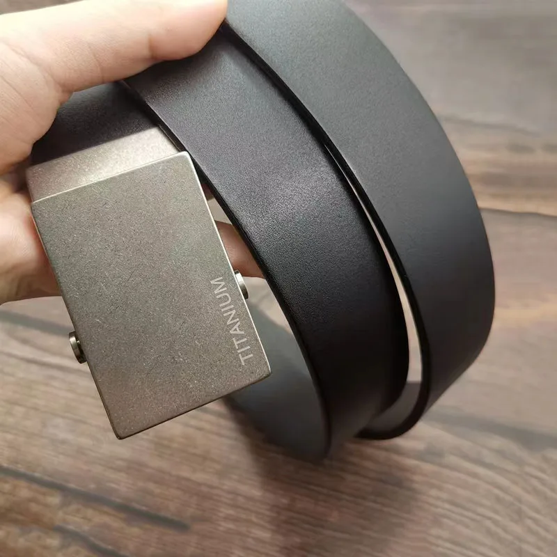Titanium Slide cinto fivela parafusos, fácil de mudar e liberação da fivela, 3.5 e 3.8 cm