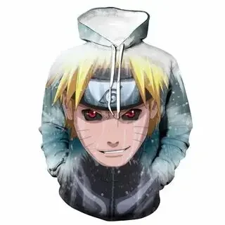 2024 Latest Hoodie Blackened Whirlpool Naruto Character 3D Printed Sweatshirt Boys and Girls Favorite Adult Universal Hoodie