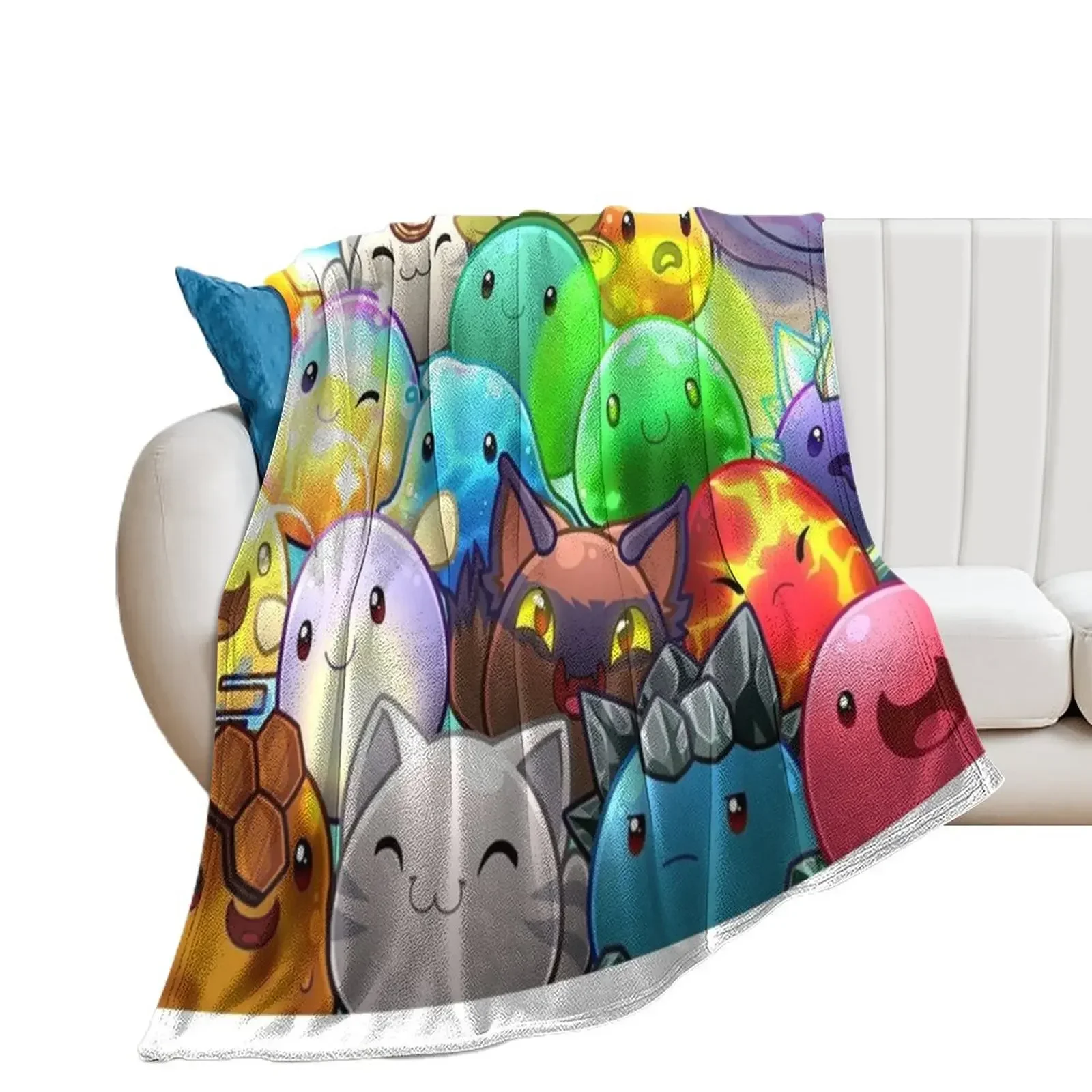 

Slime rancher Throw Blanket sofa bed Decoratives Plush Blankets