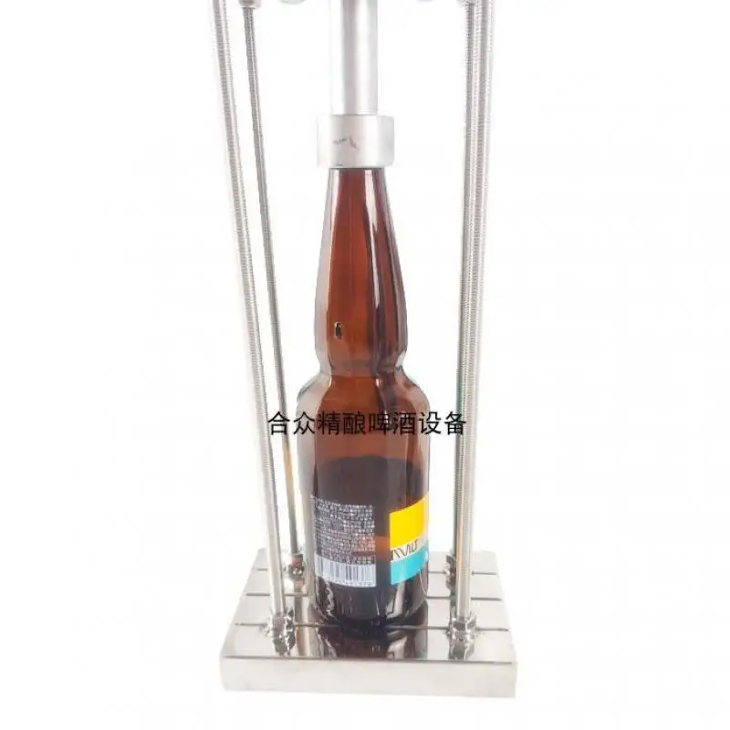 Pneumatic Beer Crown Cap Capping Machine Capper Soda Water Bottle Capper Steamwater Carbonated Drinks Bottle Lid Locking Lock