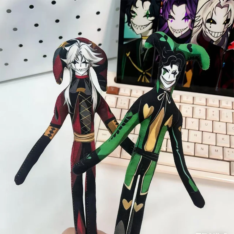 

Anime The Freak Circus Pierrot Cosplay Doll Clown Slender Twistable Shape Plush Cotton Doll Abstract Room Decoration