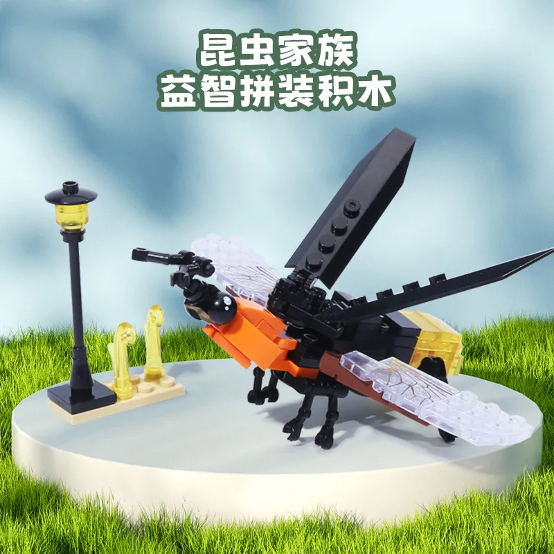 Mini bloc de poisson animaux marins créatifs, modèle 3D, briques, figurines, jouet, Micro blocs de construction, jouet d'assemblage pour enfants filles de 8 à 14 ans