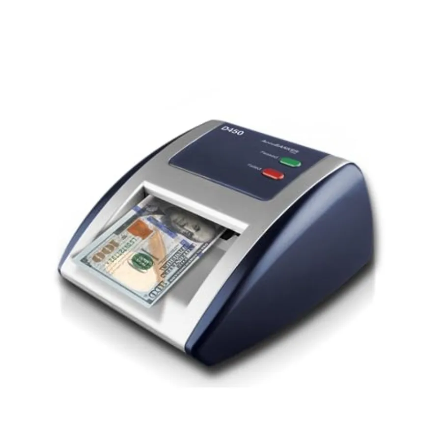 

Counterfeit Money Checker Machine for Counter Use, ABS Plastic Body, Black, Detects Magnetic/Infrared/Watermark/Micro-Printing