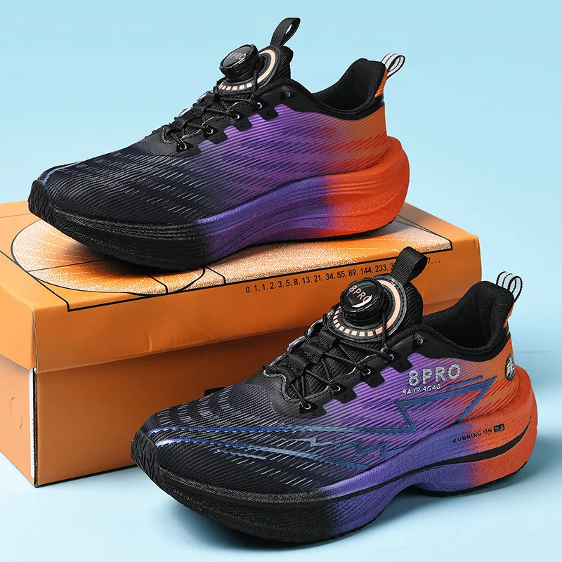 Men Breathable Mesh Casual Sneakers Lightweight Non Slip Summer Running Walking Trendy Sport Shoes