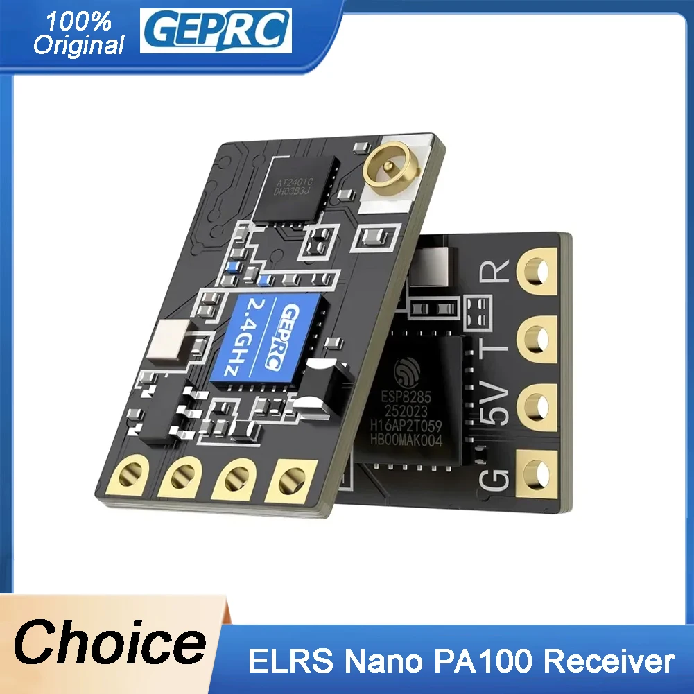 

GEPRC ELRS Nano PA100 Receiver 2.4G ExpressLRS 100mW Accessory Quadcopter FPV Freestyle Racing Drone RC Parts