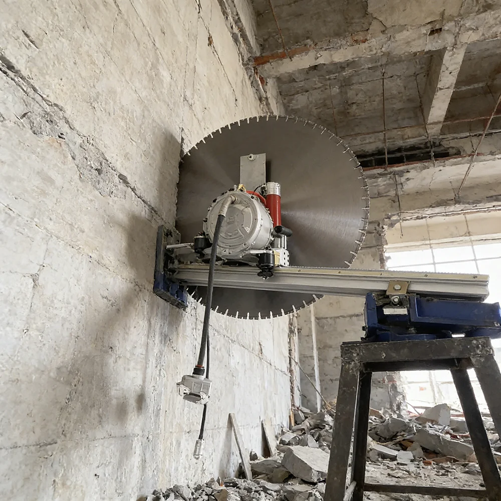 Electric Wall Saw Concrete Cutter with Lightweight Design for Easy Operation in Confined Spaces