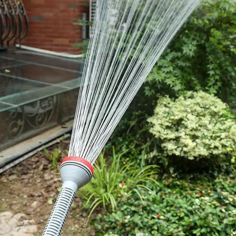 Aspersores de jardín para patio, herramientas de riego portátiles para exteriores, multiusos, a prueba de fugas, mango largo