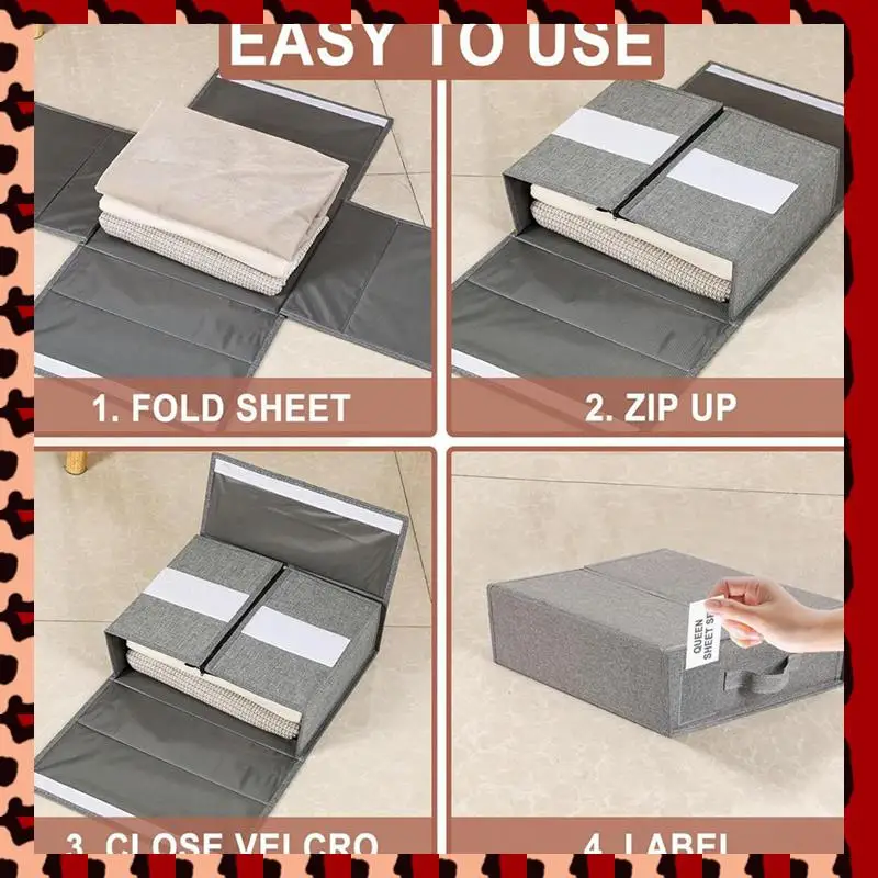 

A72P Коробка для хранения, [3 шт.] Органайзер для листов и сумки для хранения, Складной органайзер для листов и сумки для хранения, Органайзер для одежды