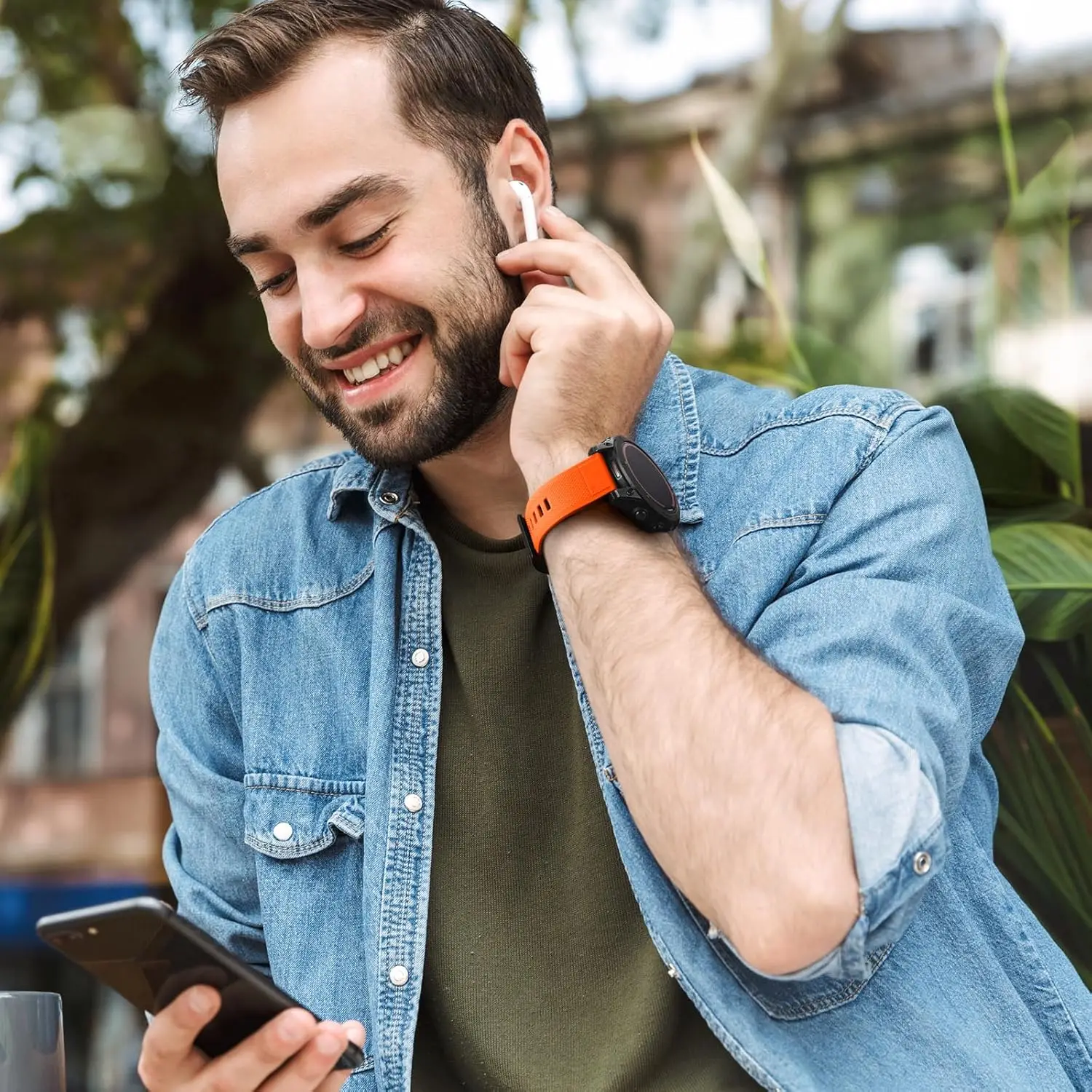 Compatibile con cinturino per orologio in silicone Garmin Fenix 5, 5 Plus, 6, 6 Pro, 7, 7X, 6X, 6XPro, 5X, 5X Plus/Forerunner 955/945/935