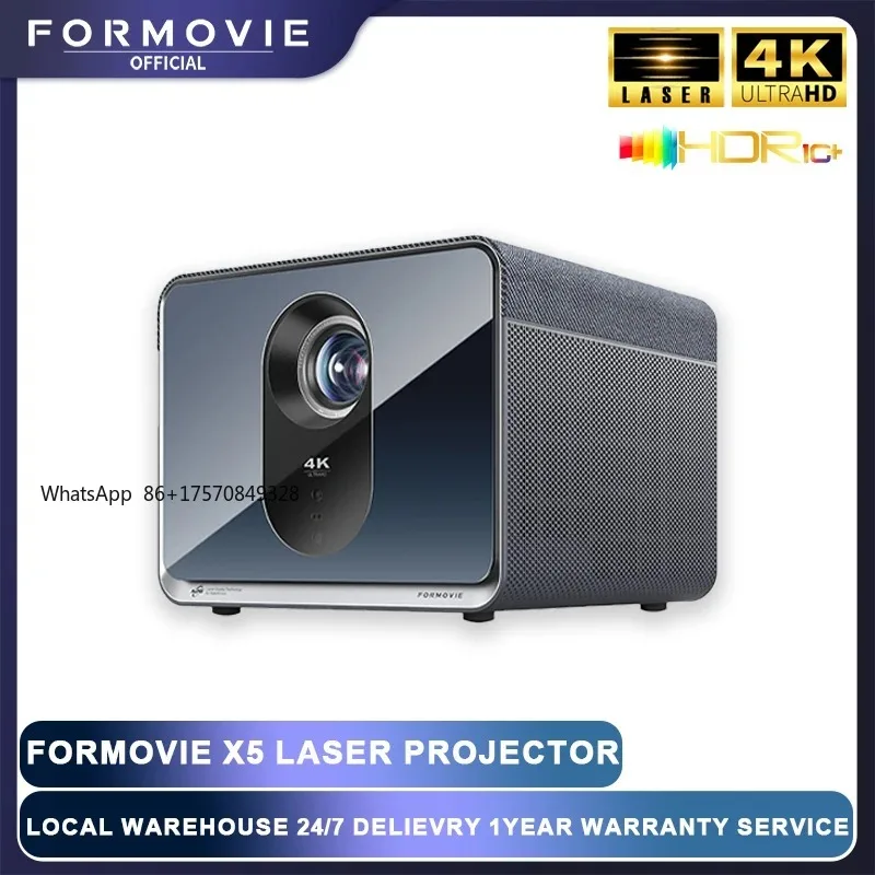 

X5 Triple Projector Native 4K 2450CVIA 4500ANSI Lumen DLP Portable DTS-HD Theater Dolby Vision For Home 4K Cinema