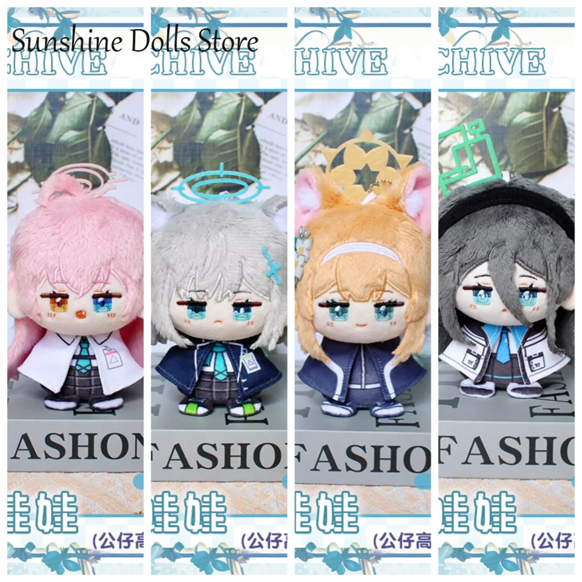 

Game Blue Archive Iochi Mari Tendou Arisu Cotton Doll Anime Pendant 12cm Sitting Posture Plush Stuffed Toys Plushie Bag Charm