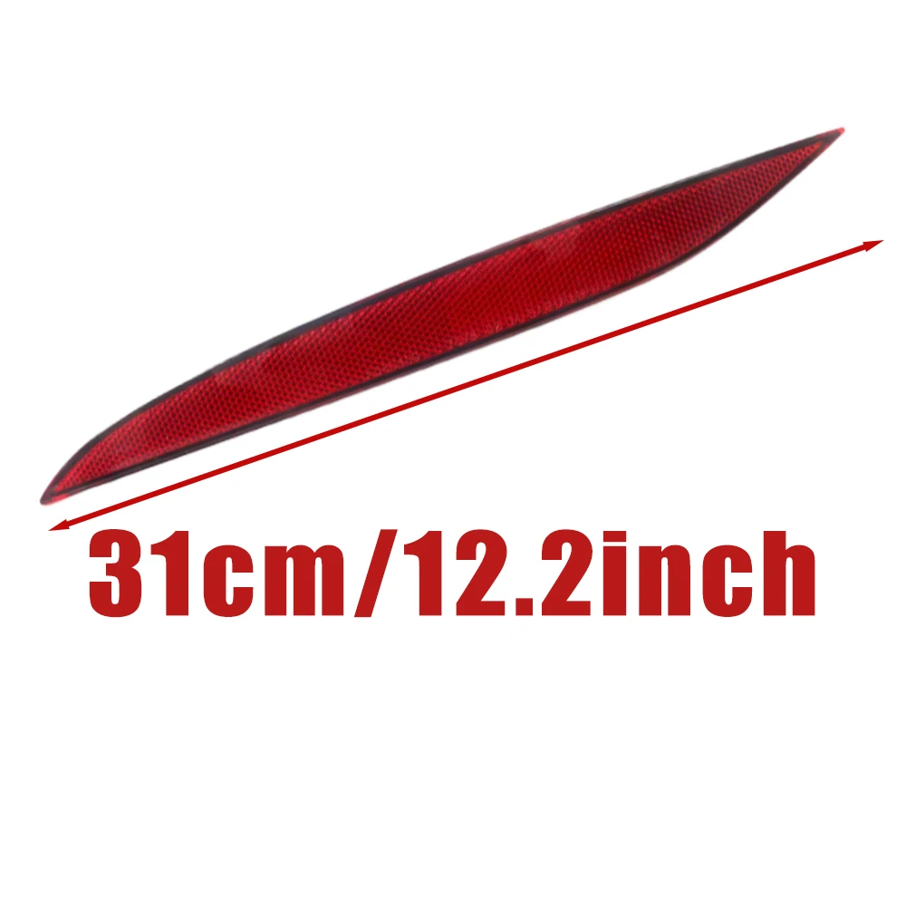 ل تسلا نموذج X 2016-2023 2 قطعة المصد الخلفي عاكسات شرائط اليسار واليمين 1034342-00-C 1034343-00-C 103434200C 103434300C