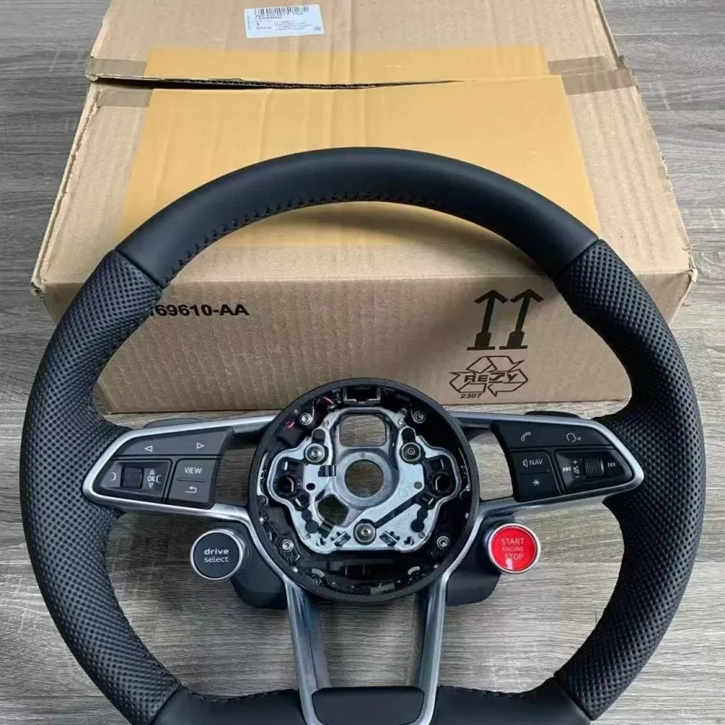 Carbon Customized Fiber Leather Car Steering Wheel For Audi A1 A3 A4 A5 A6 A7 C5 C6 C7 C8 B6 B7 B8 B9 RS5 RS6 S7 Steering Wheel