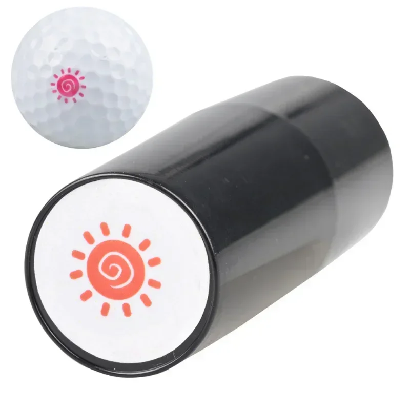 Bola de golfe Stamper Carimbo Marcador, Vários Padrões, Secagem Rápida, Durável, De Longa Duração, Acessórios De Golfe, 1 Pc