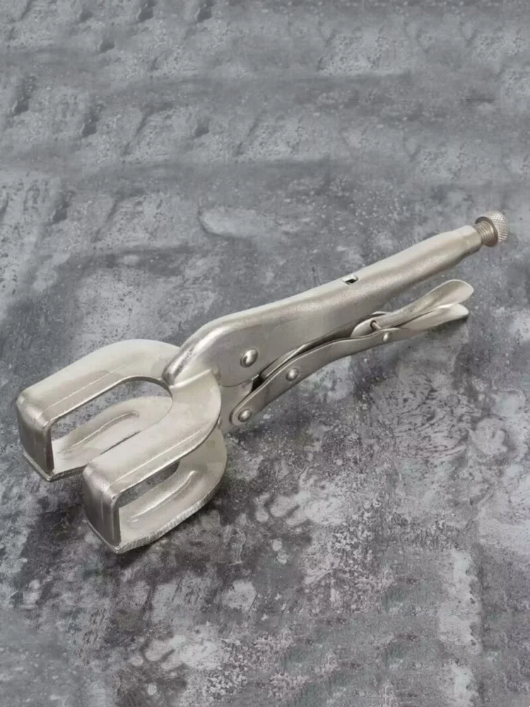 9-Zoll-U-förmige Schweiß-Sperrzange, verstellbare multifunktionale Metall-Schweißklemmenzange, Schnellverschluss für einfache Entfernung – Detail 4