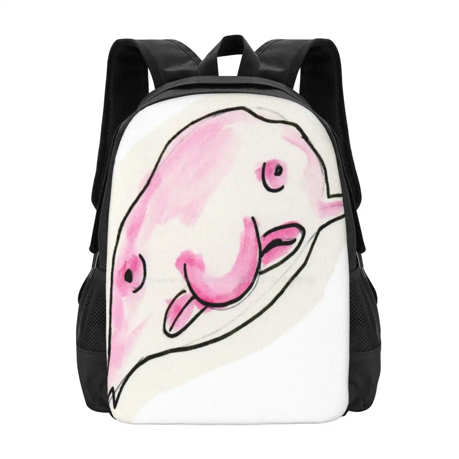 

Рюкзак Blobfish Uglyfish Pink 1, горячая распродажа, модные сумки Blobfish Ugly Cute Pink Fish