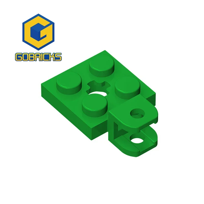 GoBricks 1ชิ้น Moc 2x2พร้อมซ็อกเก็ตผ้าเช็ดตัวตัวต่อที่เข้ากันได้กับ63082โมเดล42478ชิ้นส่วนบล็อกตัวต่อของเล่นสำหรับเด็ก