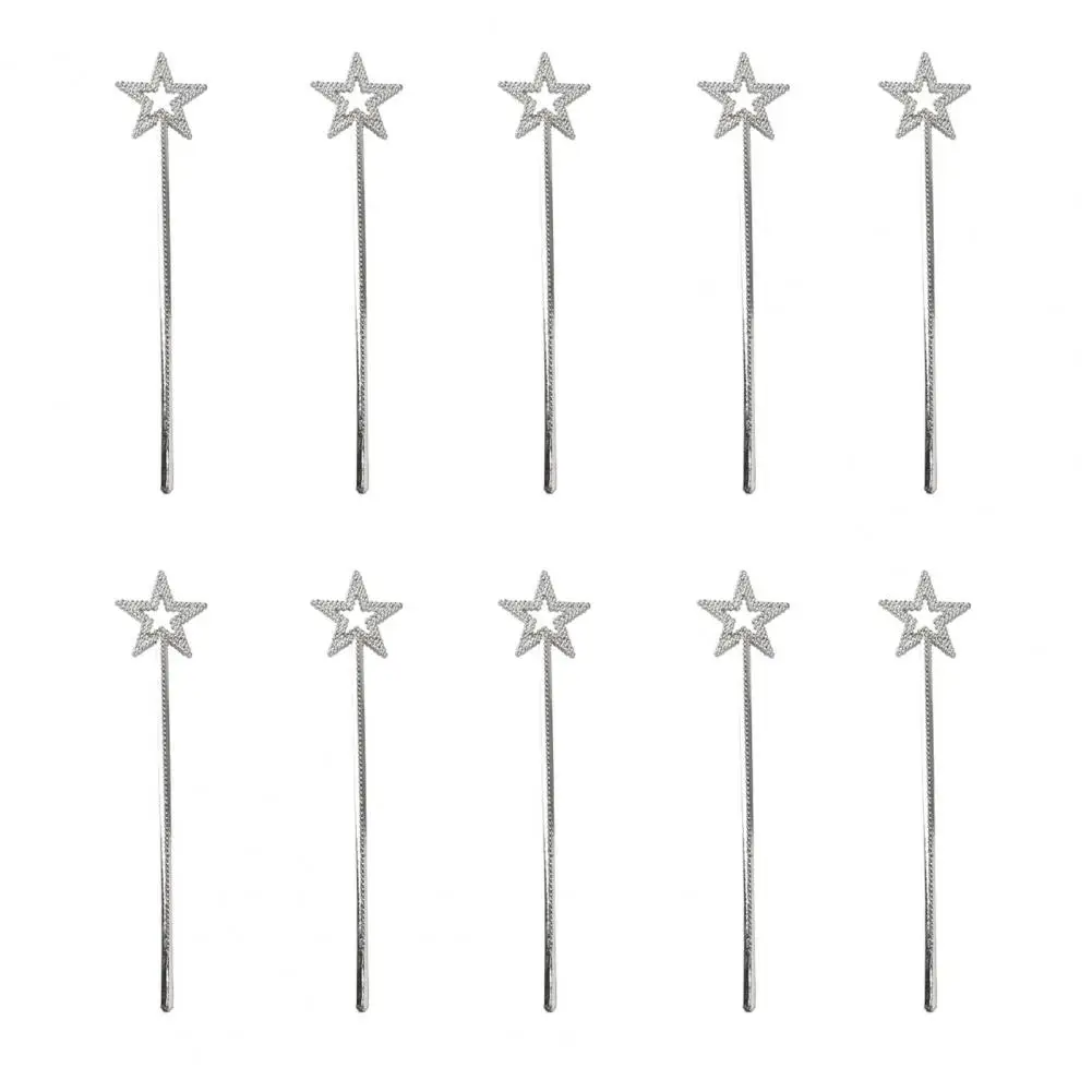 Star Wand for Kids Stage Costume Accessories 13 Inch Sparkly Fairy Wand for Kids Rhinestone Star Magical Stick for Halloween