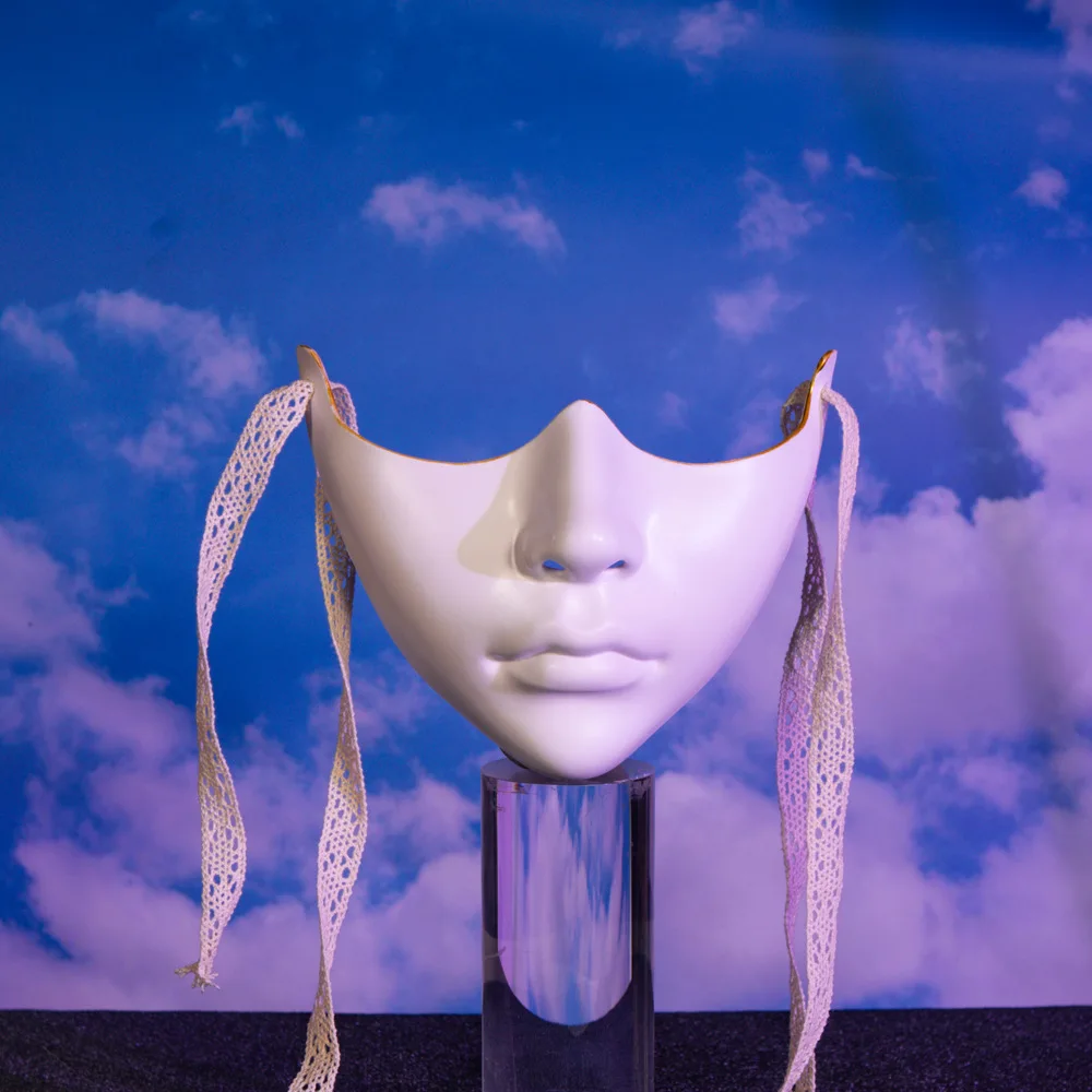 Halloween Eye Mask Comfortable Dress Up Mask Carnival Face Cover Lightweight Women Masquerade Eyemask For Nightclubs Wedding