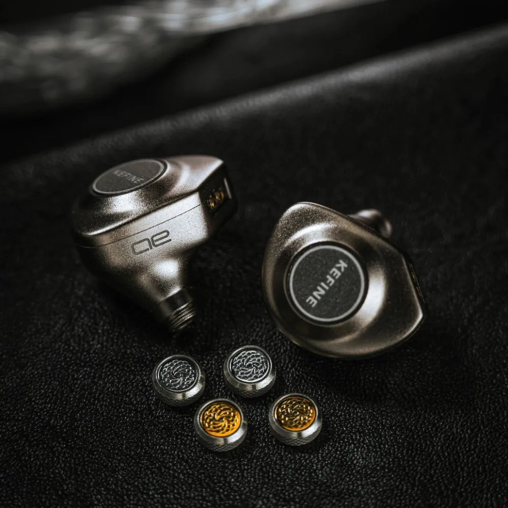Kefine Delci AE 10mm DLC + PU Diaphragm Dynamic Driver IEMs Hi-Fi داخل الأذن سماعة مع نمط ضبط