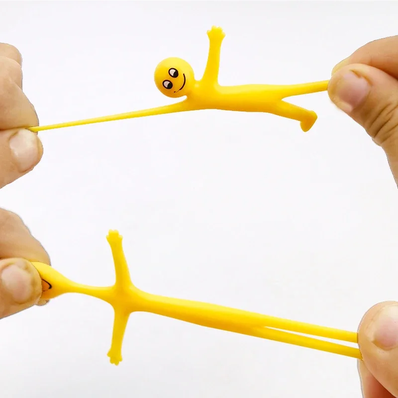 Jouet anti-Stress extensible et amusant pour petit homme, jouet anti-Stress pour adultes et enfants, soulagement du Stress, jouet à presser, cadeau carisma pour enfants