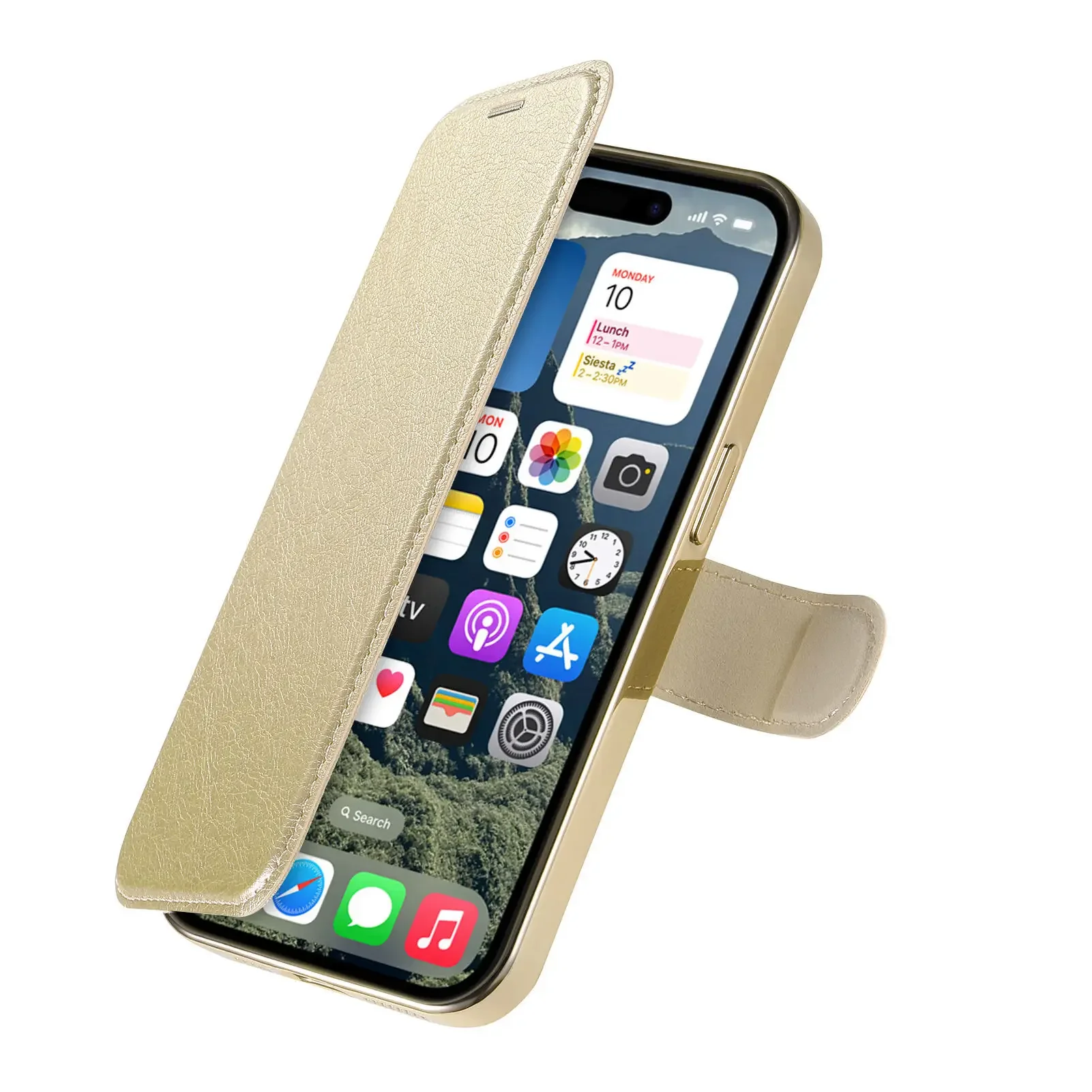 2 w 1 Odpinane karty magnetyczne Solt Portfel Skórzane etui na iPhone'a 16 Pro Max 15 Plus 14 13 12 Flip Bag Ultra Thin Book Cover — zdjęcie produktu 3