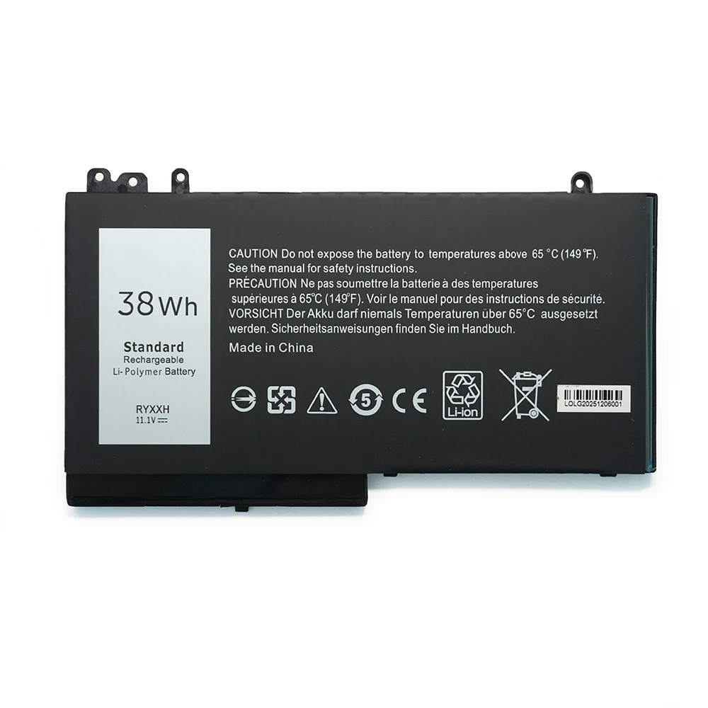 RYXXH 11.1V 38Wh OEM Laptop Battery For Dell Latitude 12 E5270 E5250 E5450 5000 3160 3150 Sereis 05TFCY 09P402 5TFCY