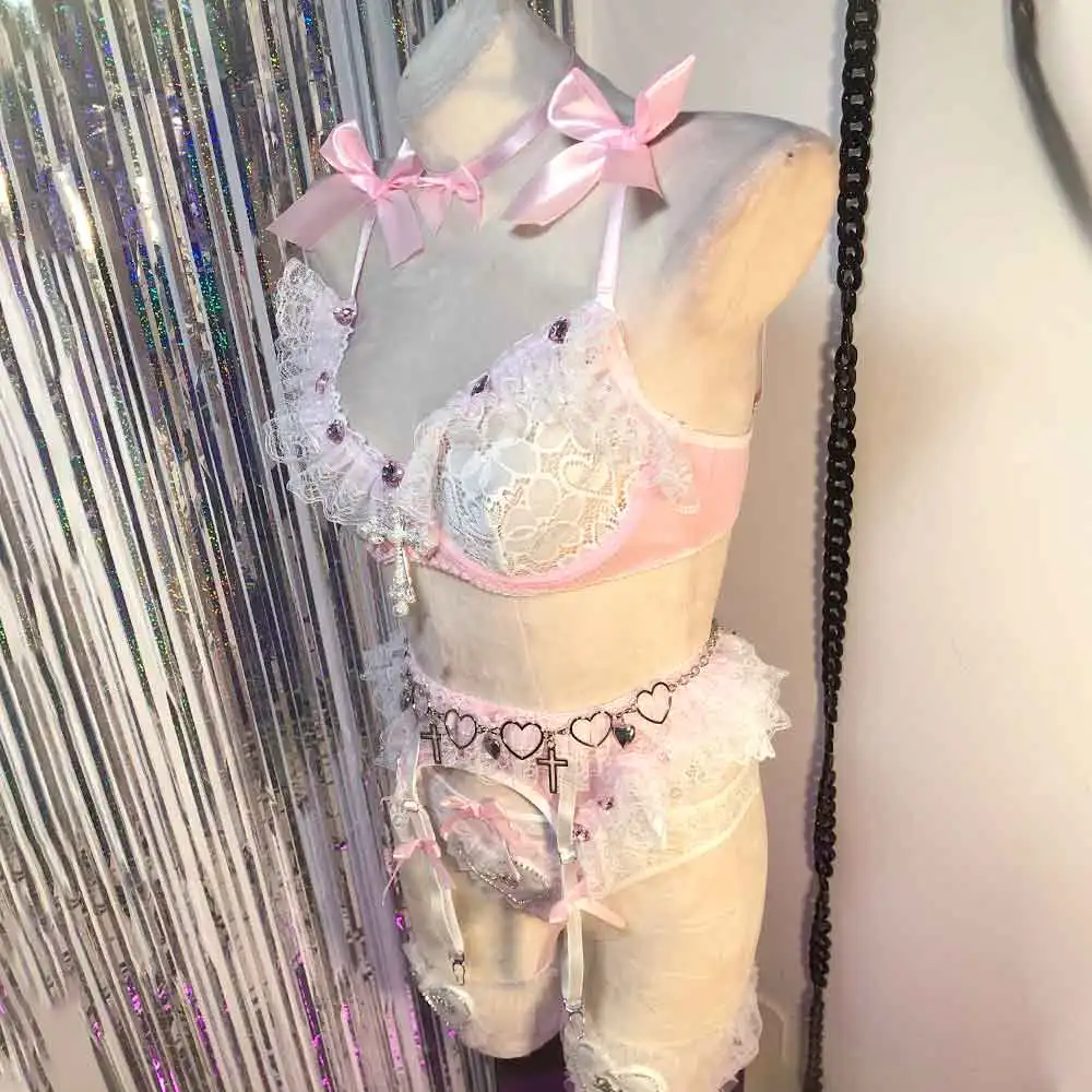 

Эко-топ в стиле Харадзюку, готика, панк-рок, с принтом в виде сердца и креста, гранж, кавайи, 80-е, гот, эмой, 90-е, Y2K, халтер, кэмизол, эмо