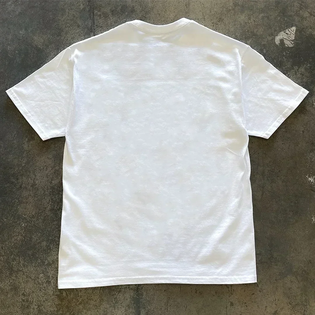 2026 New Style Men's Short-Sleeved American Retro Racing Pattern Comfortable T-Shirt