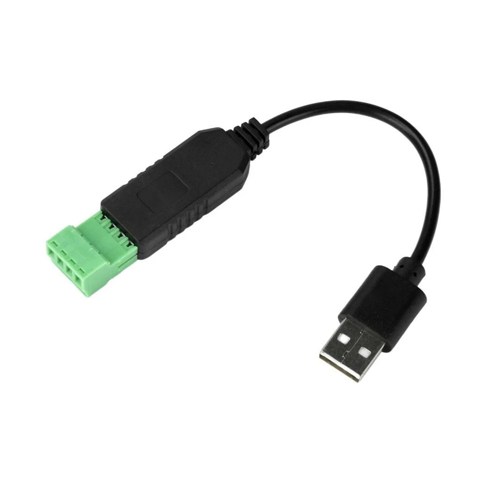 

USB to RS485 Serial Converter Communication Module with CH340 Chip Plug and Play for PLC IO Module Industrial Device 18.6cm Long
