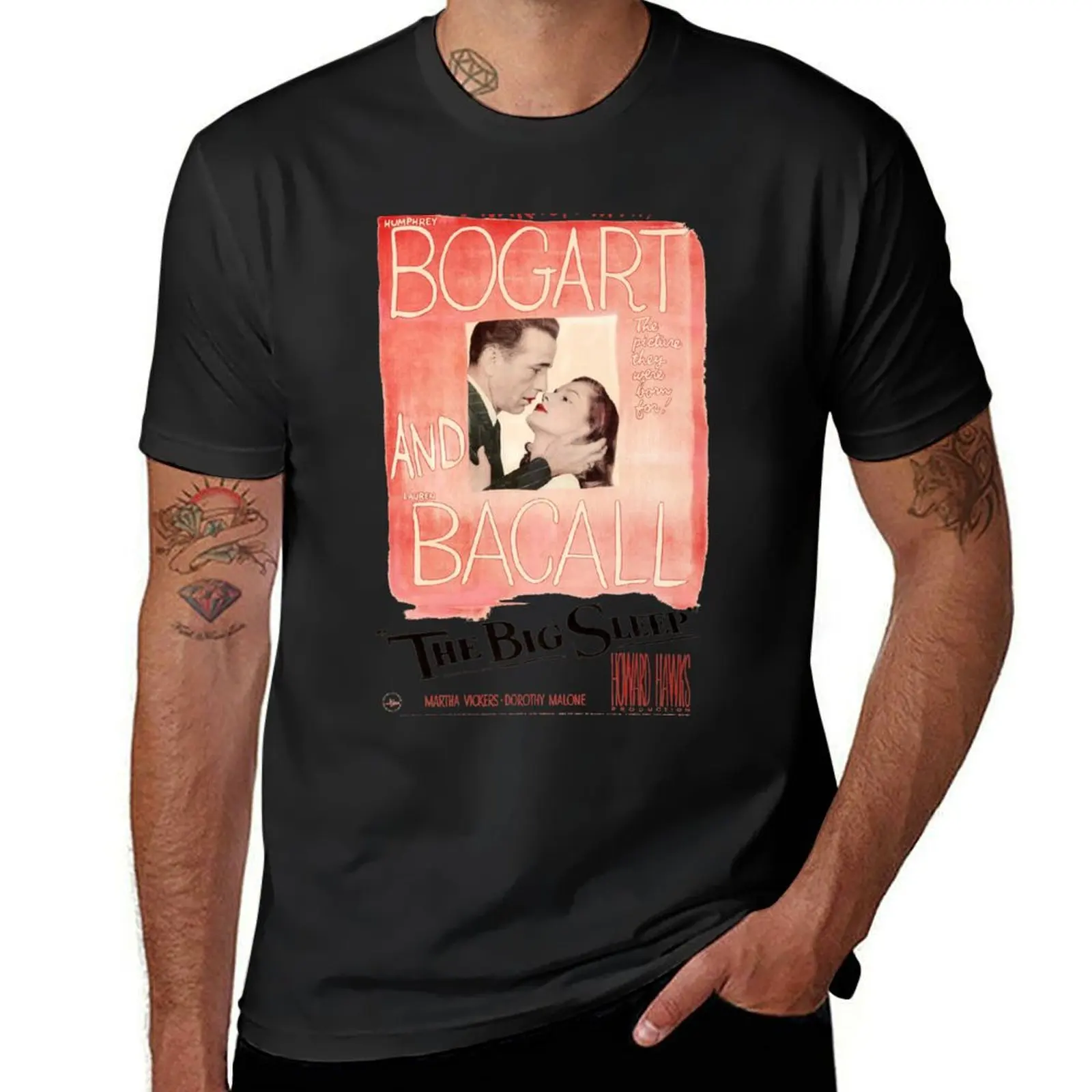 

The Big Sleep Movie Poster T-Shirt vintage clothes heavyweights tops korean fashion clothes for men