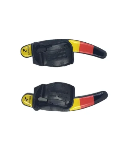 Mixed Color Steering Wheel Paddle Extension Shift Paddles Sticker Decoration For Golf6 Polo Golf5 Jetta Touran Passat Scirocco