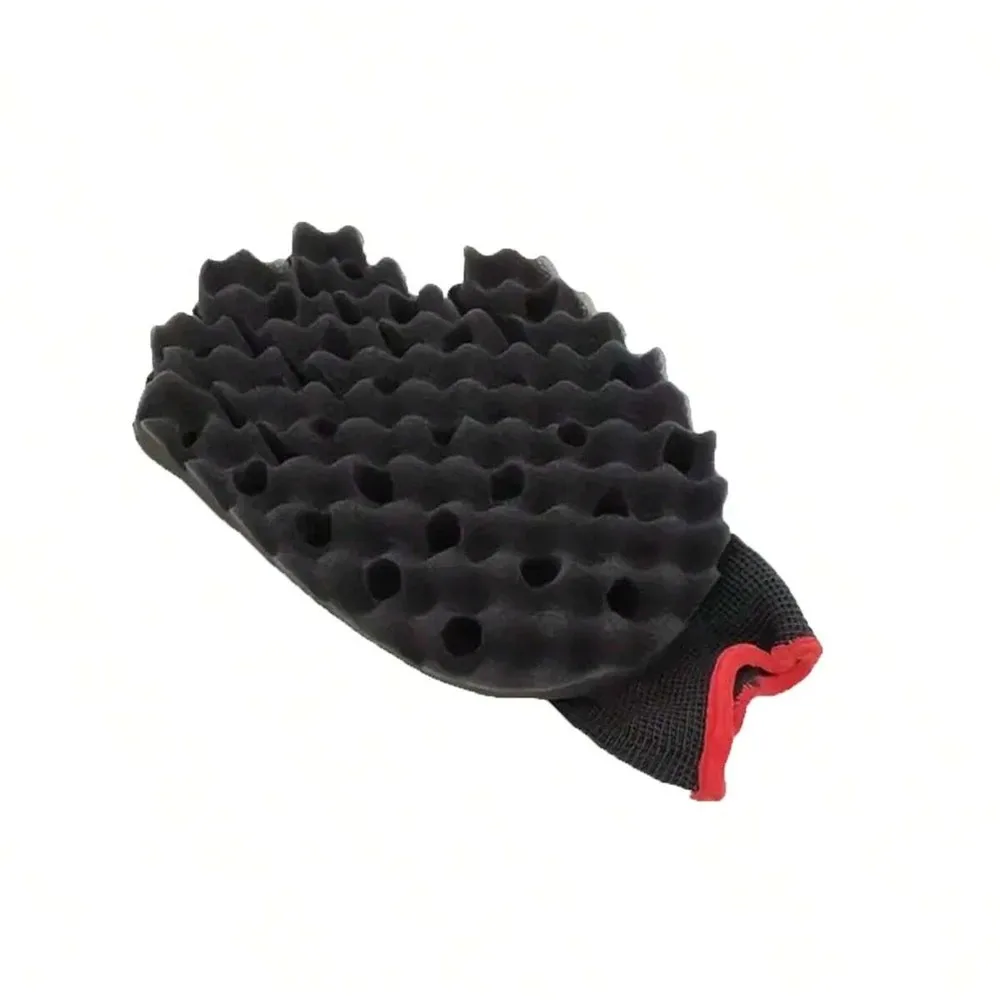 Magische Locken-Schwammhandschuhe, Haarbürstenschwamm für Friseure, Professionelle Haarstyling-Werkzeuge – Detail 8