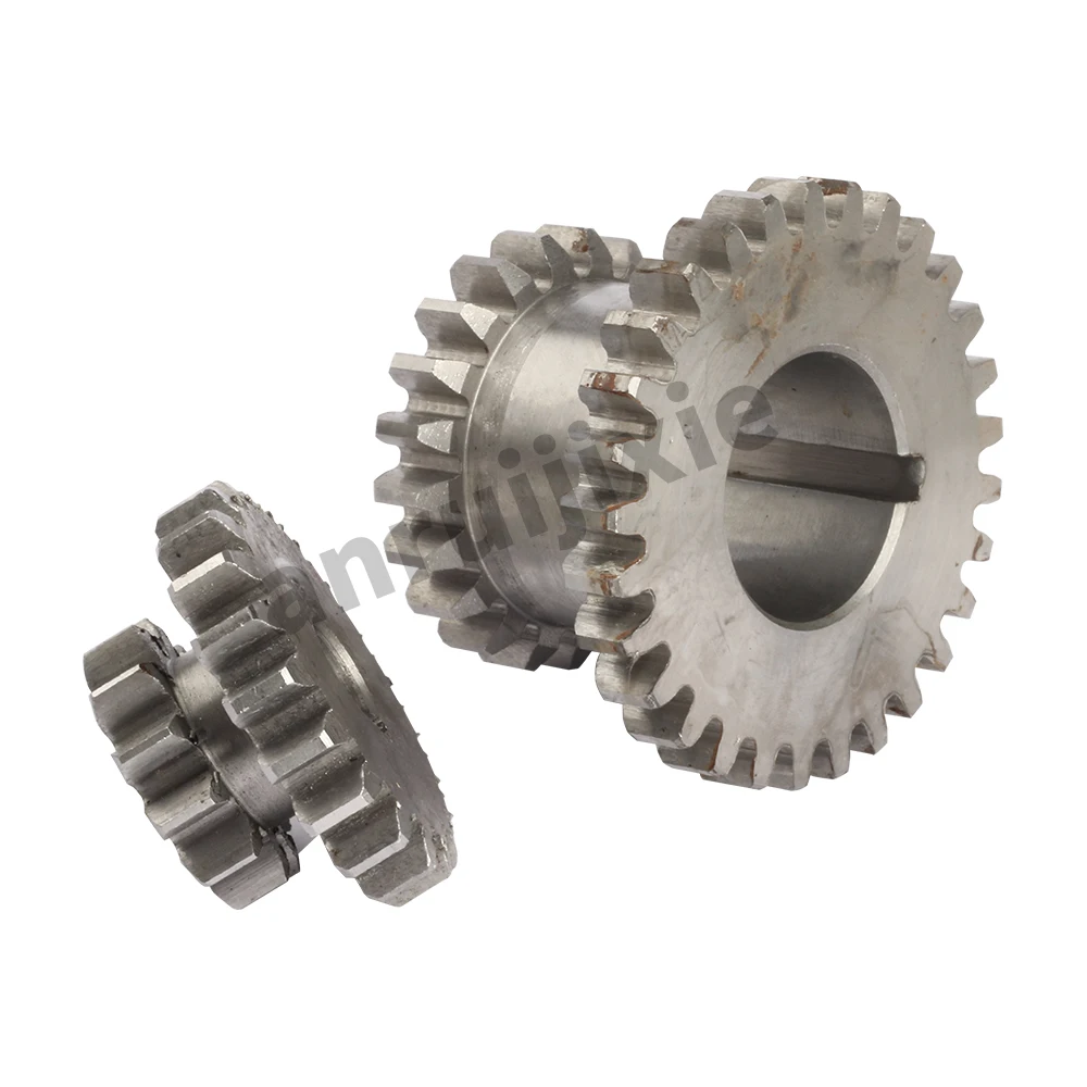 2pcs High&low Metal Transmission Gear CJ0618&JET BD-6&Grizzly G8688&Compact 9 T29xT21&T20xT12 Spindle Duplicate Double Gear