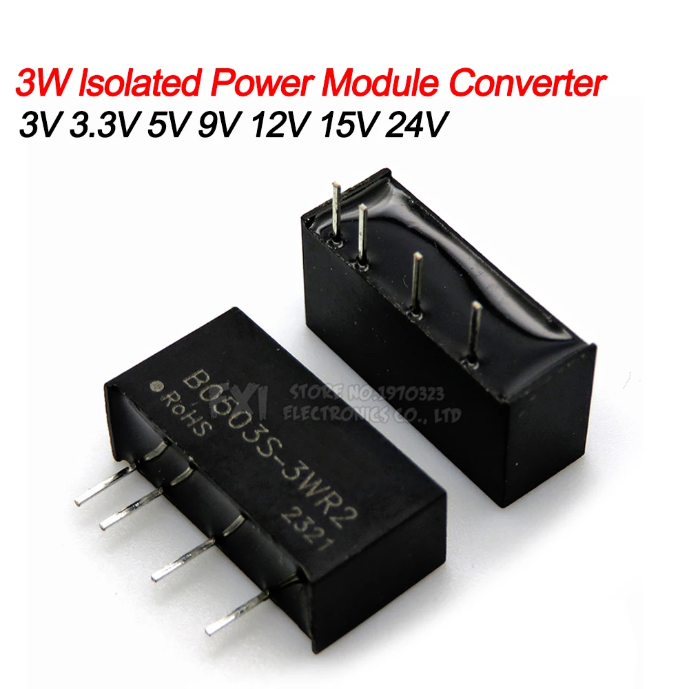 B1205S-1W 2W B1205S DIP4 SIP4 DC-DC regulowany moduł zasilania 12v do 5v brand New pumuddsy izolowanie przełączanie zasilania