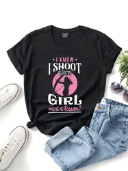 Archery & Hunting  Print Summer New Short Sleeve Women Clothing T-Shirt Harajuku  Women's Tee Tops