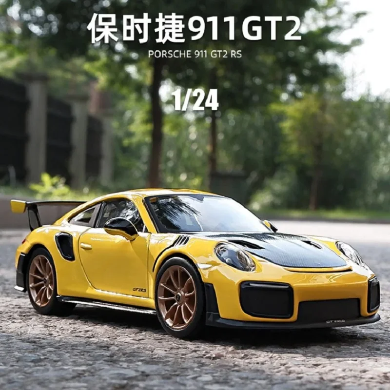 

Maisto 1:24 2018 Porsche 911 GT2 RS Sports Car Static Die Cast Vehicles Simulation Model Car Collectible Toys B325