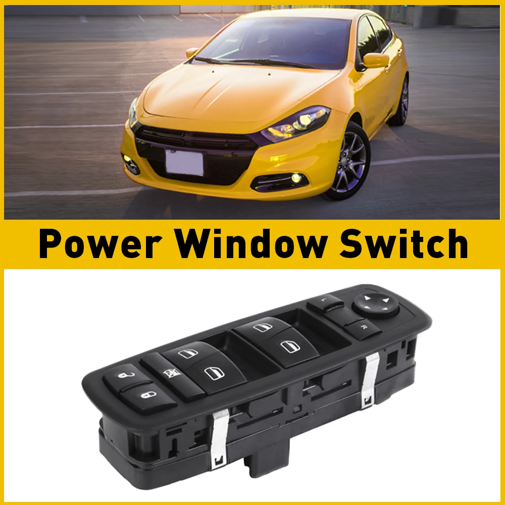 Car Power Window Switch For Chrysler 200 Dodge Dart Jeep Cherokee Front Left 10 Button Master Control Power lifter Window Switch