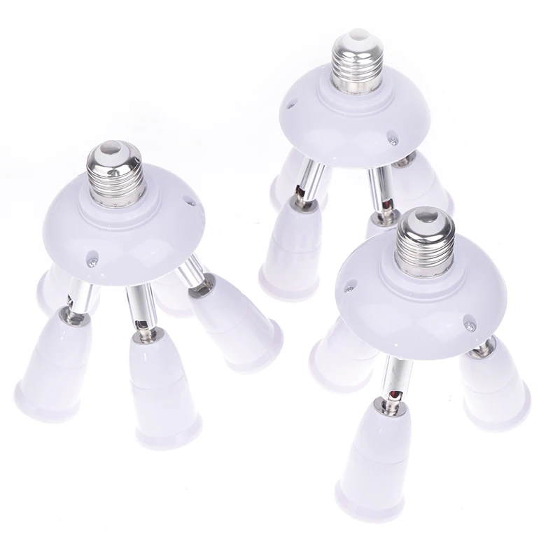 1PC Extension Light Adapter E27 Splitter Lamp Bulb Socket Improvement Lighting Holder Conversion Workshop Warehouse