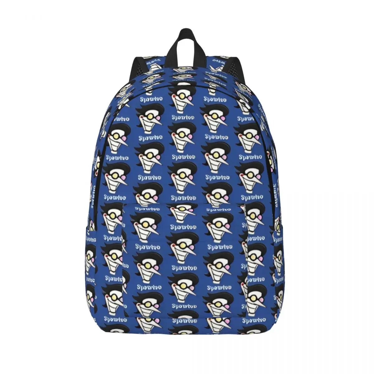 

Deltarune Spamton Classical Backpack Sports High School Business Video Games Daypack for Men Women Laptop Canvas Bags