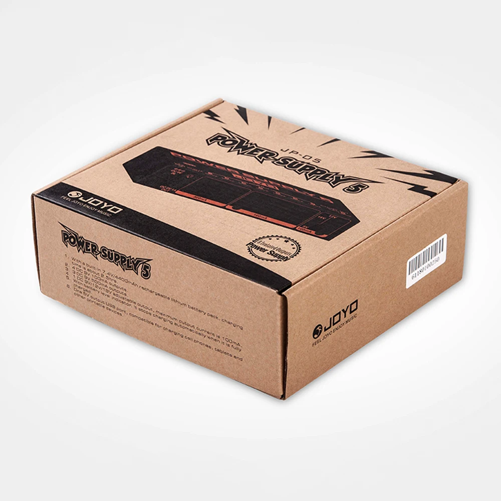 JOYO JP-05 Guitar Effect Pedal Power Supply Rechargeable 4400mAh Battery 8 DC Outputs Jacks 9V 12V 18V Guitar Effect Power