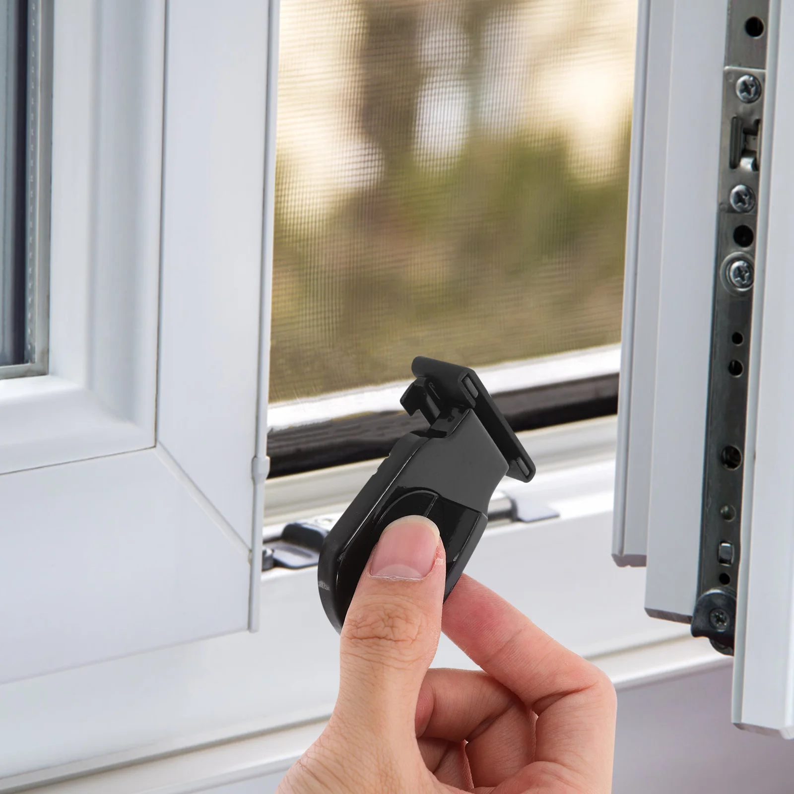 

Sliding Door Stopper Lock Adjustable Window Stopper No Drill Installation For Home Security Child Safety Window Stoppers